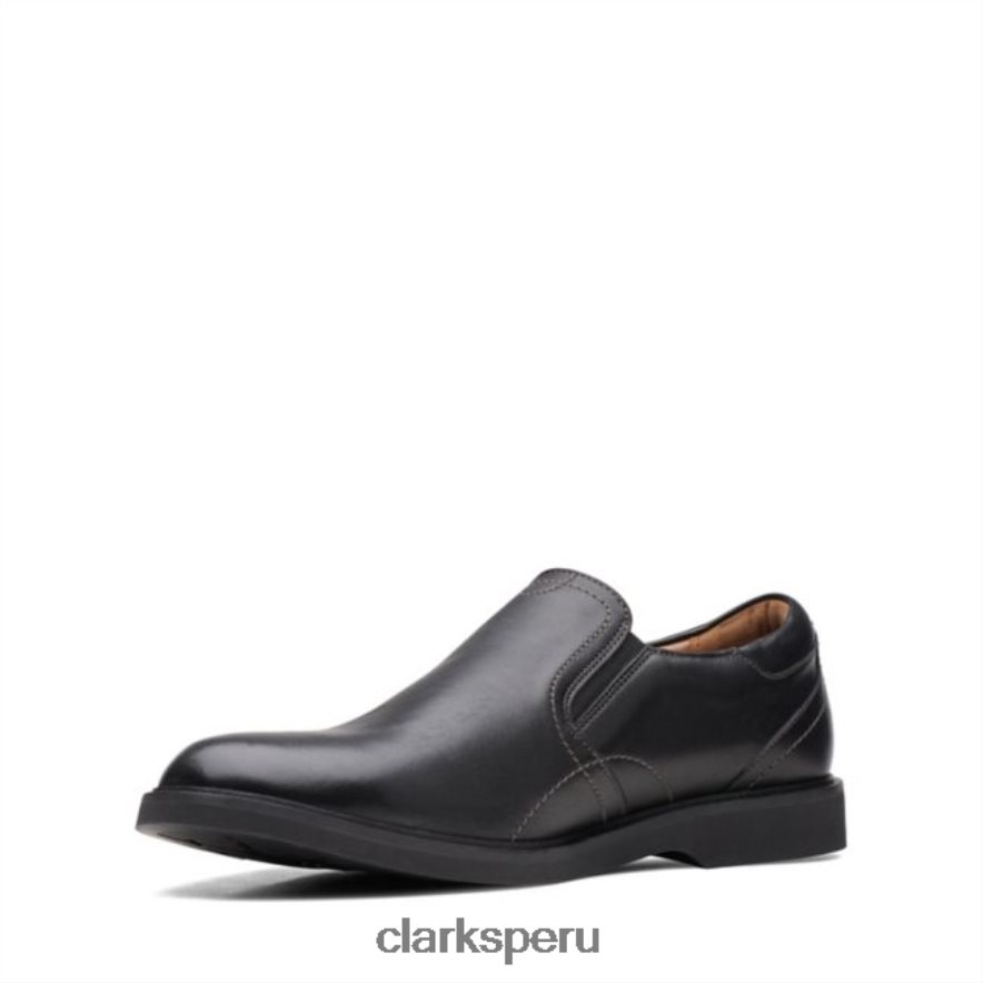 cuero negro clarks malwood cuero negro fácil hombres Clarks 40N4LX6843 cuero negro