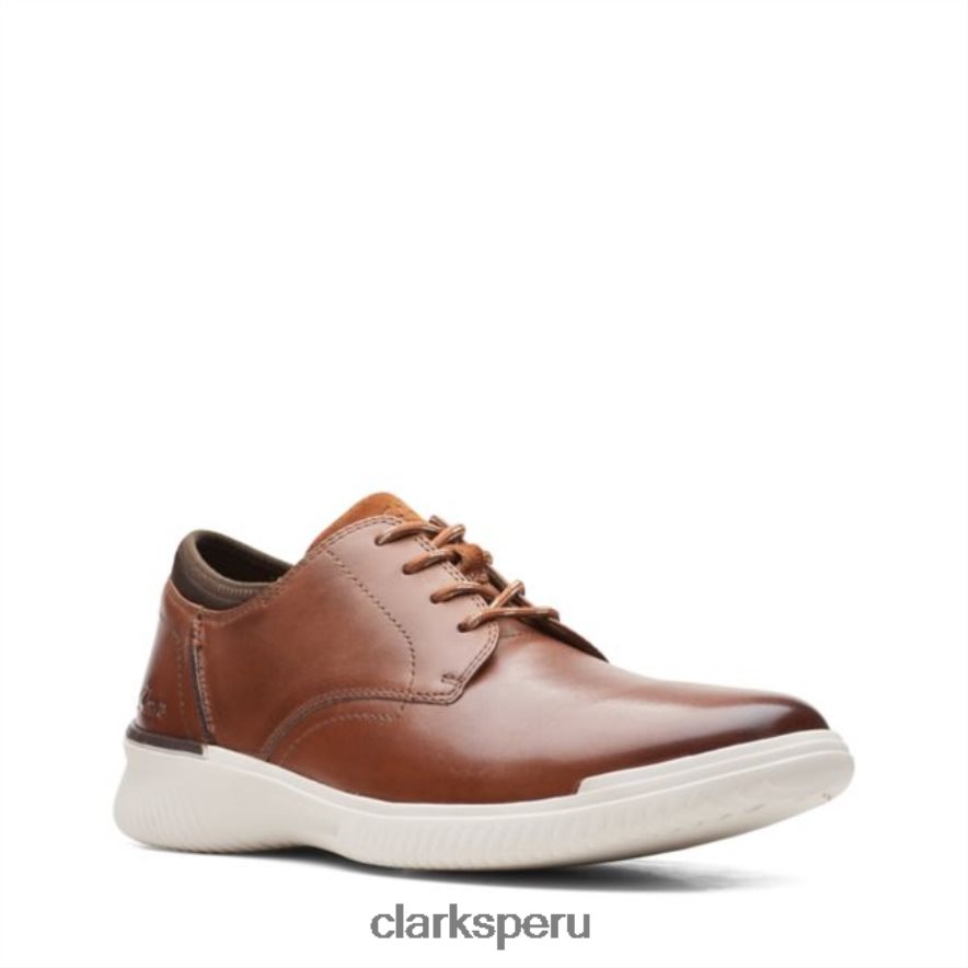 donaway de cuero tostado oscuro liso clarks de cuero tostado oscuro hombres Clarks 40N4LX5572 cuero bronceado oscuro
