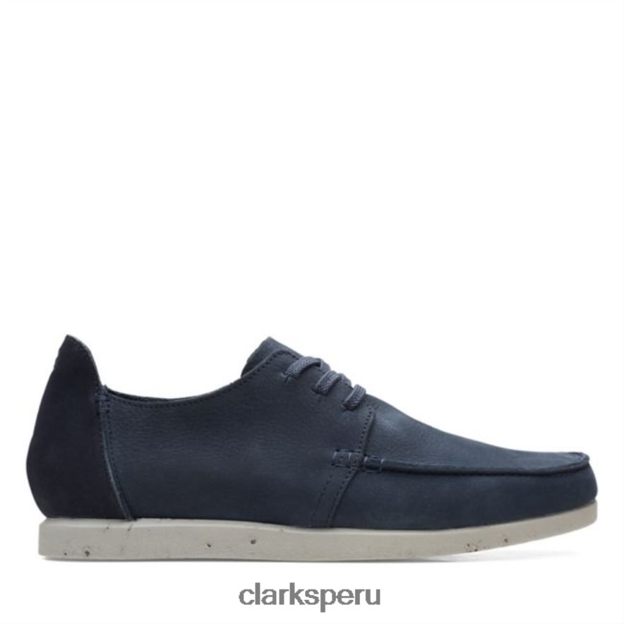 shacre lite low nubuck azul marino nubuck azul marino clarks hombres Clarks 40N4LX6822 nubuck azul marino
