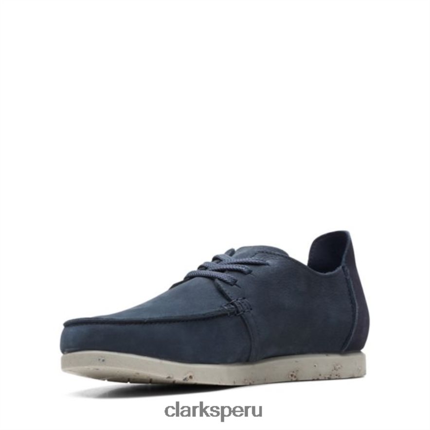 shacre lite low nubuck azul marino nubuck azul marino clarks hombres Clarks 40N4LX6822 nubuck azul marino
