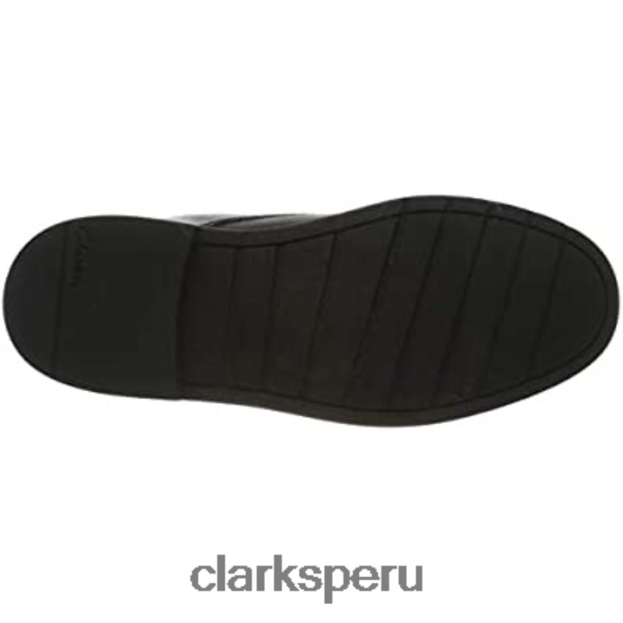 Zapatos escolares con cordones para jóvenes clarks scala loop de cuero negro para hombre hombres Clarks 40N4LX2665 cuero negro