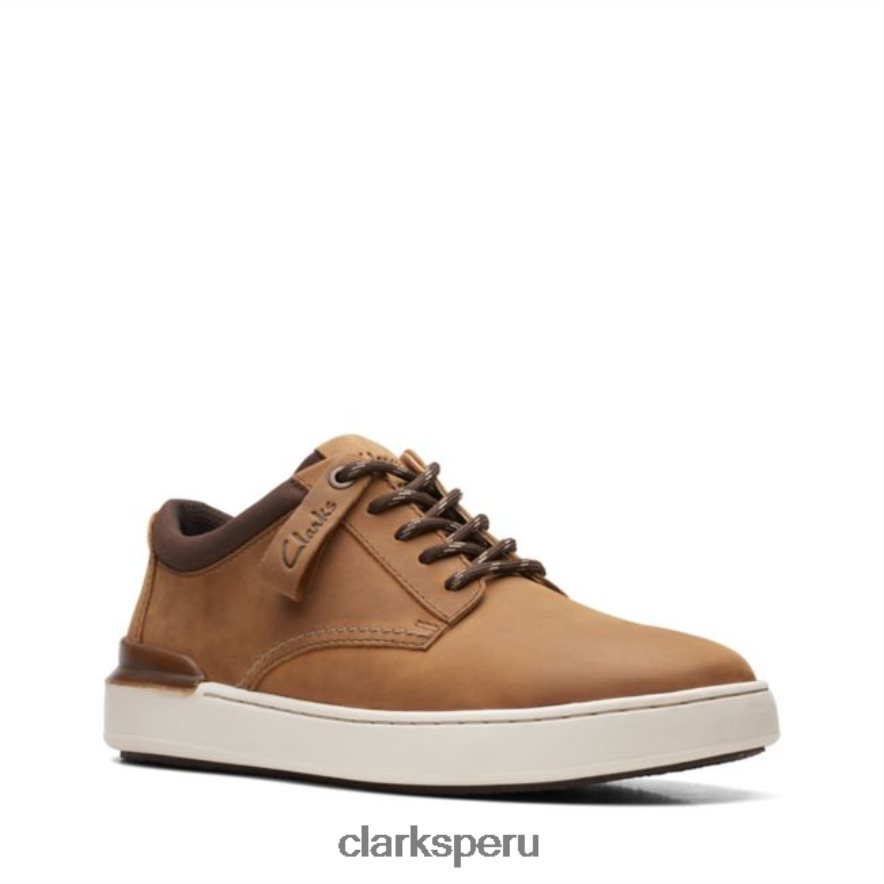 clarks light tan court lite derby bronceado claro hombres Clarks 40N4LX5441 bronceado suave