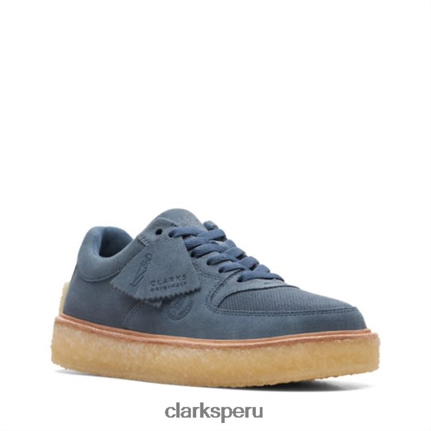 clarks sandford ante azul ante azul hombres Clarks 40N4LX5602 gamuza azul