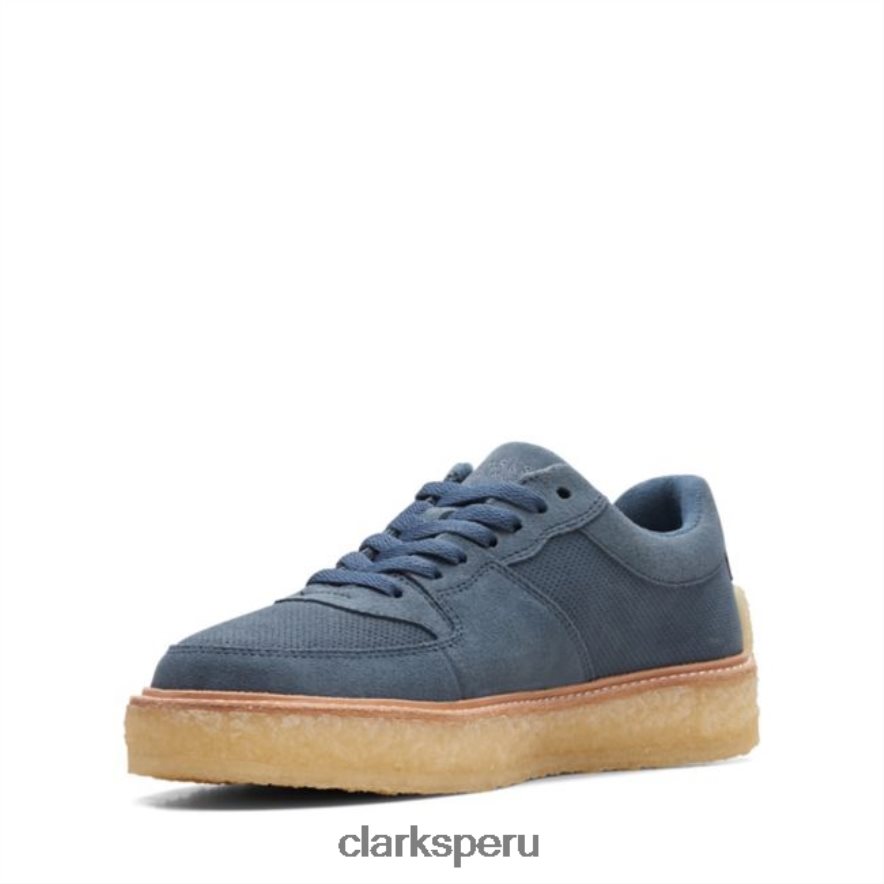 clarks sandford ante azul ante azul hombres Clarks 40N4LX5602 gamuza azul