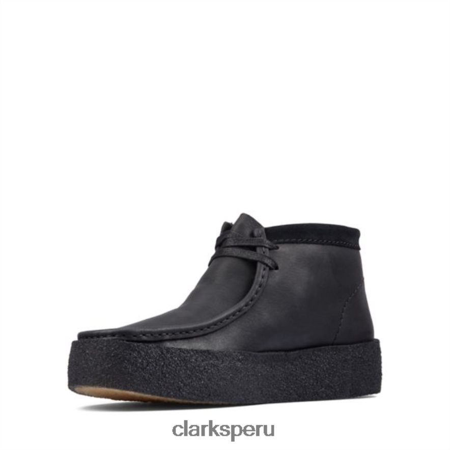 wallabee cup bt cuero negro clarks cuero negro hombres Clarks 40N4LX6591 cuero negro