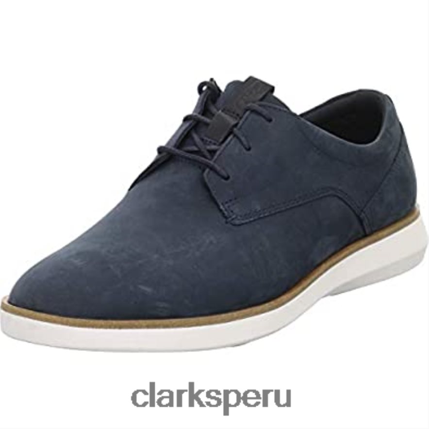 zapatos con cordones banwell para hombre azul 11 ​​clarks hombres Clarks 40N4LX916