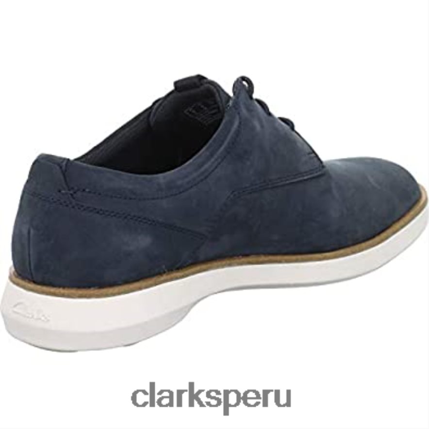 zapatos con cordones banwell para hombre azul 11 ​​clarks hombres Clarks 40N4LX916