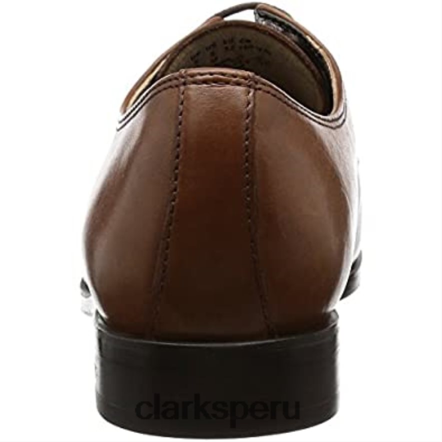 amieson walk derby clarks de cuero marrón tostado para hombre hombres Clarks 40N4LX431 cuero marrón tostado
