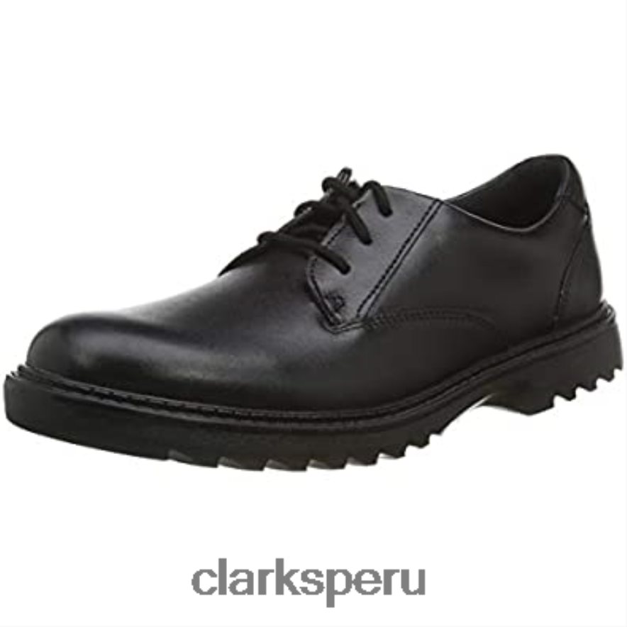 asher jazz y derbys clarks negros para hombre hombres Clarks 40N4LX1996 cuero negro cuero negro