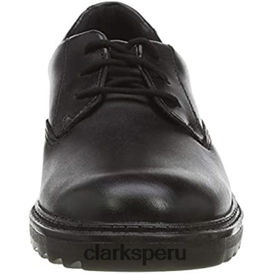 asher jazz y derbys clarks negros para hombre hombres Clarks 40N4LX1996 cuero negro cuero negro
