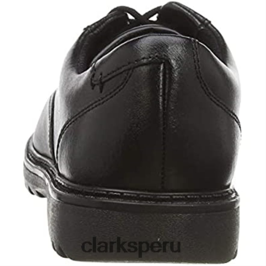 asher jazz y derbys clarks negros para hombre hombres Clarks 40N4LX1996 cuero negro cuero negro