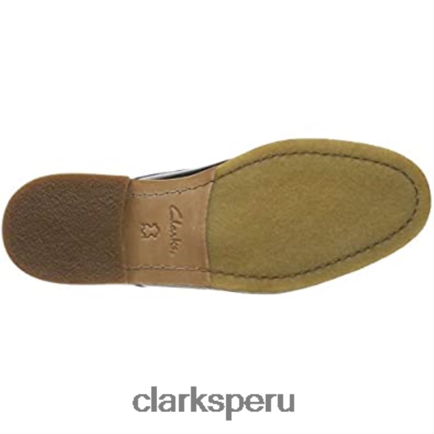 clarkdaleapron derbys para hombre clarks negro hombres Clarks 40N4LX2101 cuero negro cuero negro