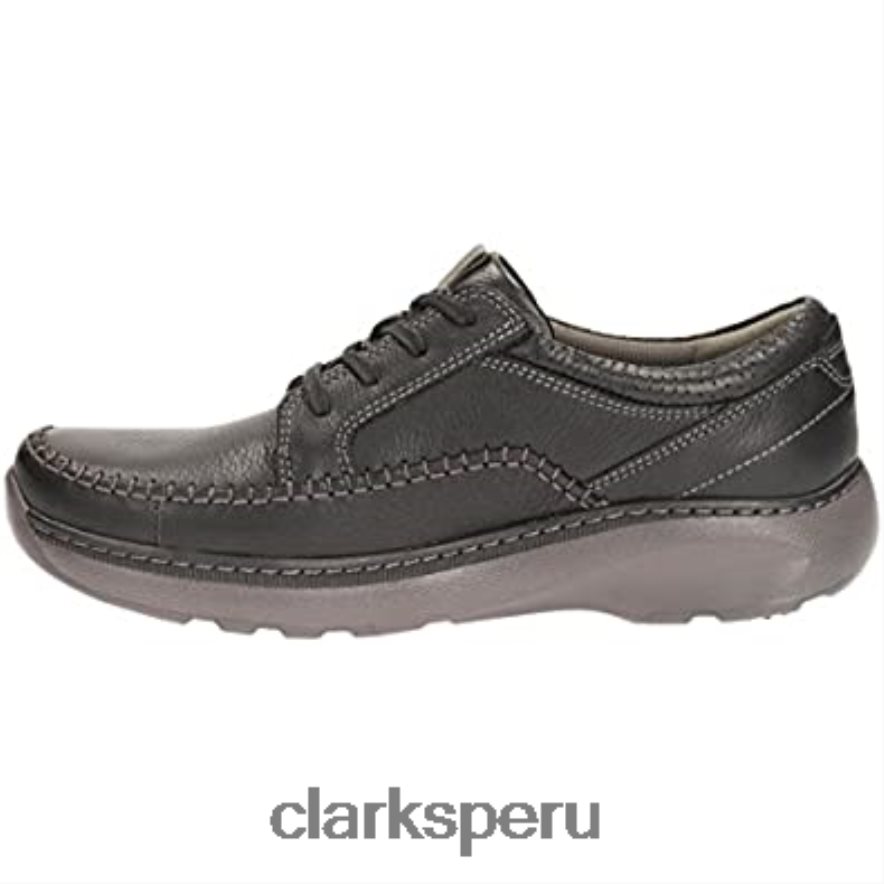 clarks charton vibe derbys negros para hombre hombres Clarks 40N4LX2470 cuero negro