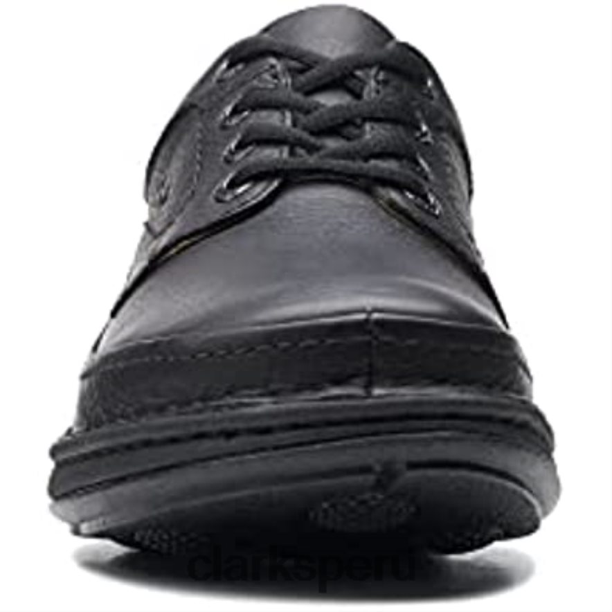 clarks cuero negro hombre naturaleza tres derbys hombres Clarks 40N4LX2756 cuero negro