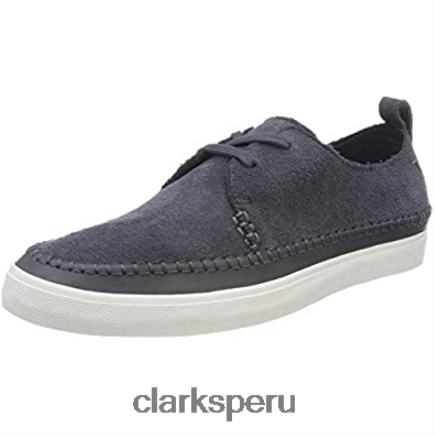 clarks kessell craft derbys de ante azul para hombre hombres Clarks 40N4LX2526 gamuza azul