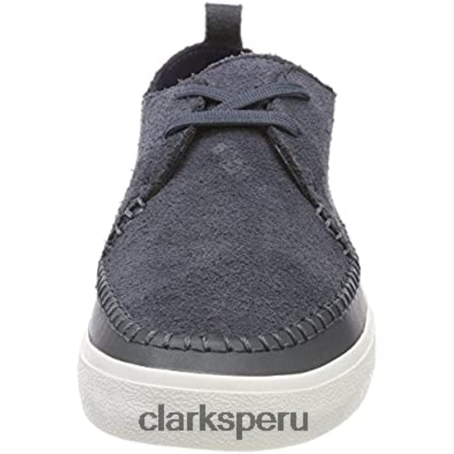 clarks kessell craft derbys de ante azul para hombre hombres Clarks 40N4LX2526 gamuza azul