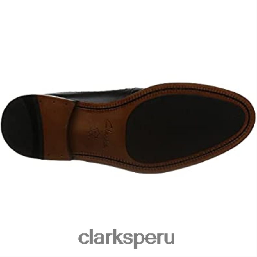 derbis coling limit hombre clarks negros hombres Clarks 40N4LX238 cuero negro