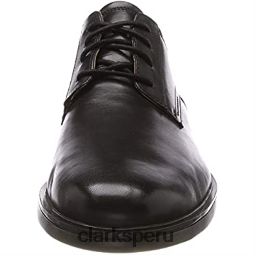 derbys de encaje un aldric para hombre clarks negros hombres Clarks 40N4LX1598 cuero negro