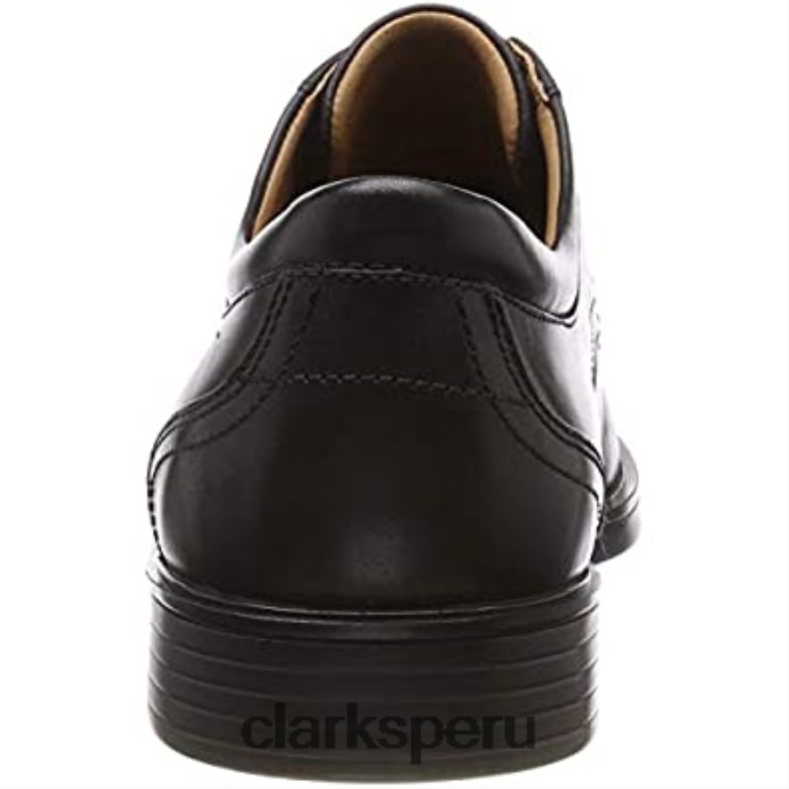derbys de encaje un aldric para hombre clarks negros hombres Clarks 40N4LX1598 cuero negro
