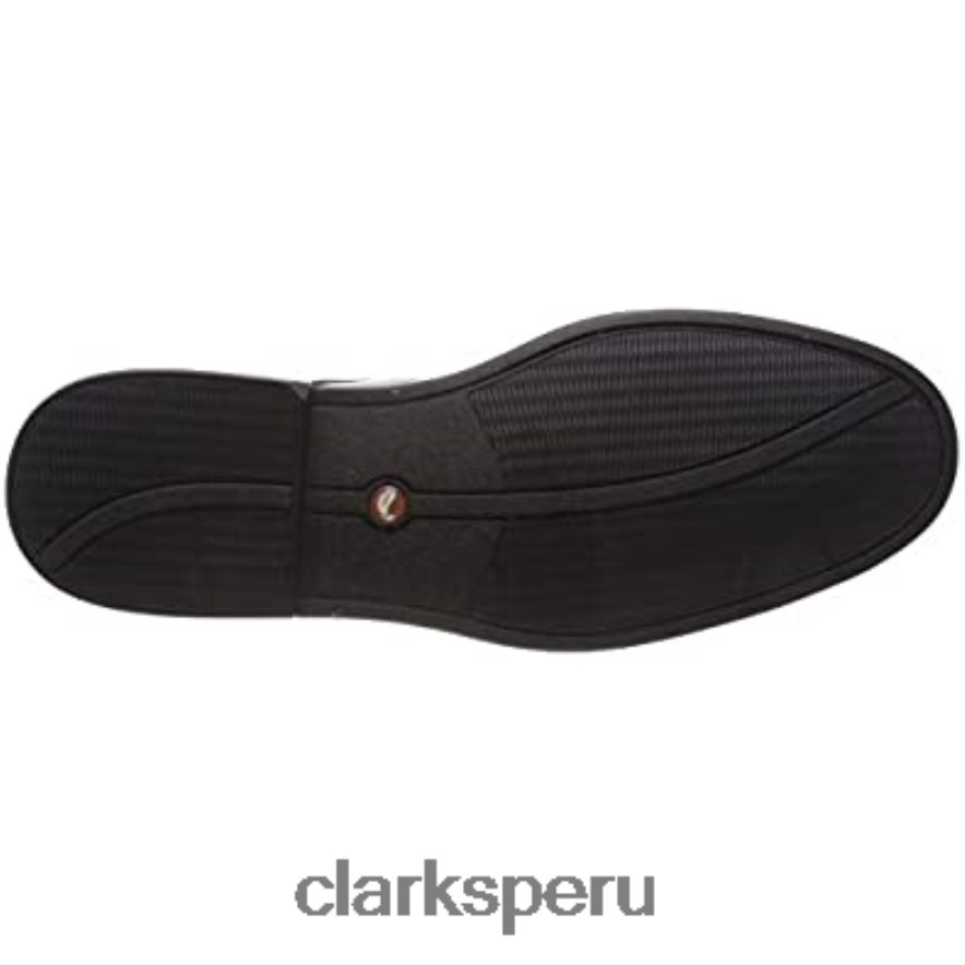 derbys de encaje un aldric para hombre clarks negros hombres Clarks 40N4LX1598 cuero negro