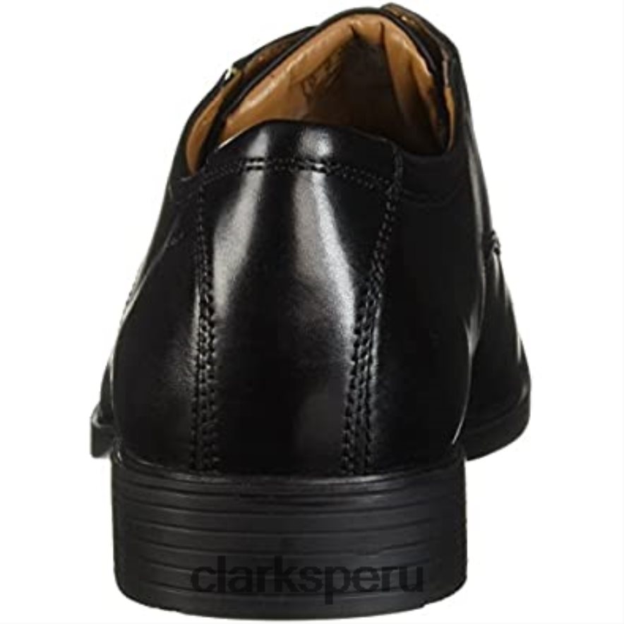 gorra tilden derbys hombre negro clarks hombres Clarks 40N4LX1030 cuero negro