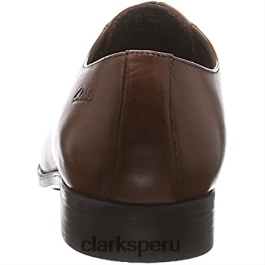 zapatos derbys banfield walk para hombre clarks cuero marrón tostado hombres Clarks 40N4LX2013 cuero marrón tostado