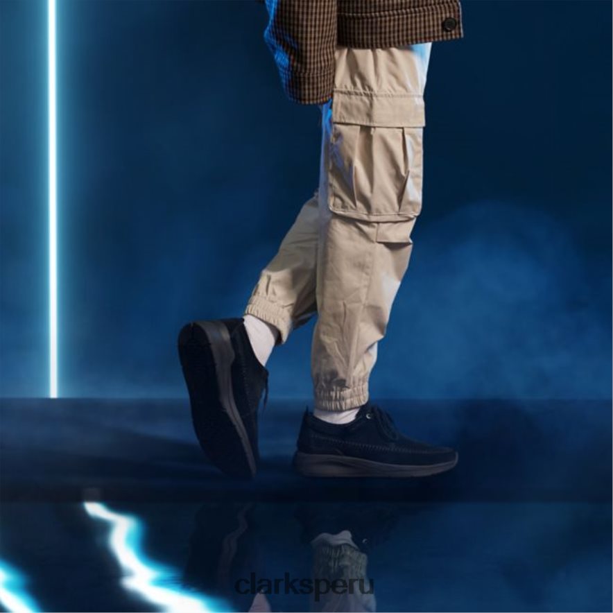 Clarks Coast Lite Weave ante negro ante negro hombres Clarks 40N4LX5458 ante negro