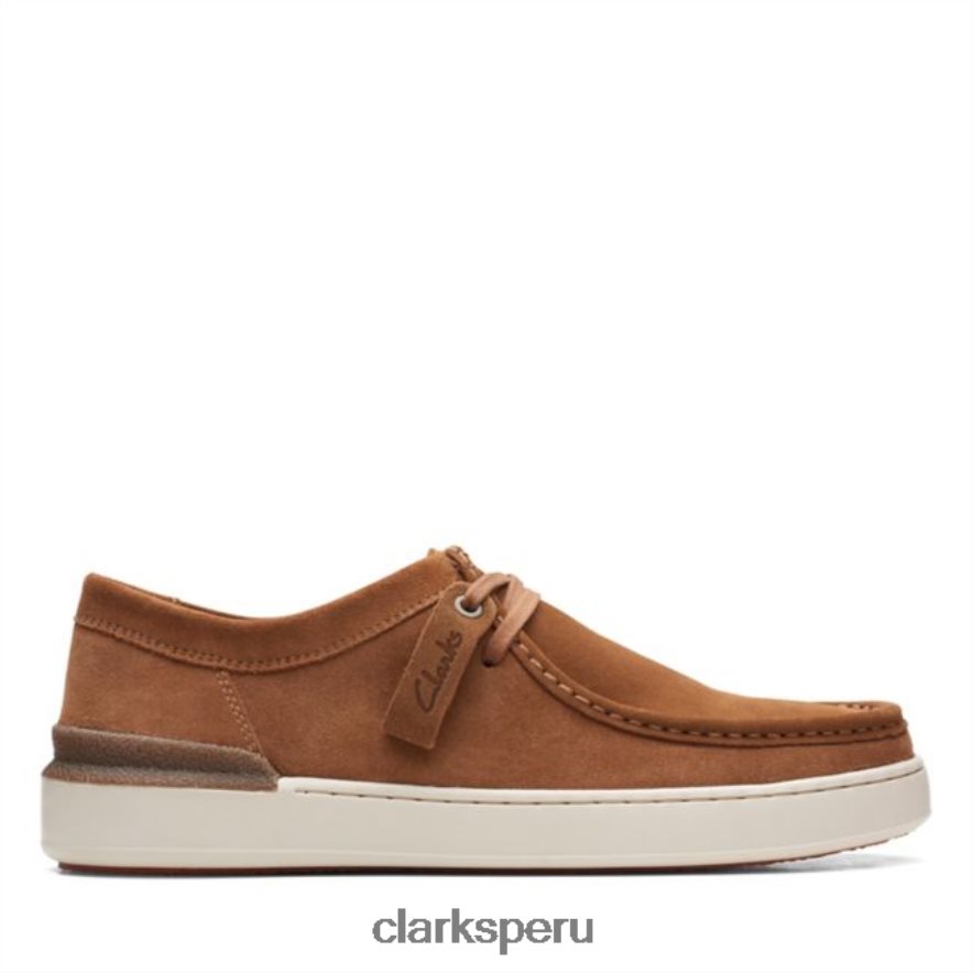 Court Lite Wally ante coñac clarks ante coñac hombres Clarks 40N4LX5501 gamuza coñac