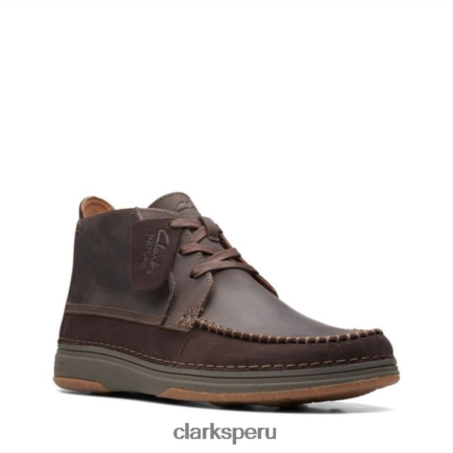 Nature 5 combi marrón oscuro medio Clarks combi marrón oscuro hombres Clarks 40N4LX6693 combinado marrón oscuro