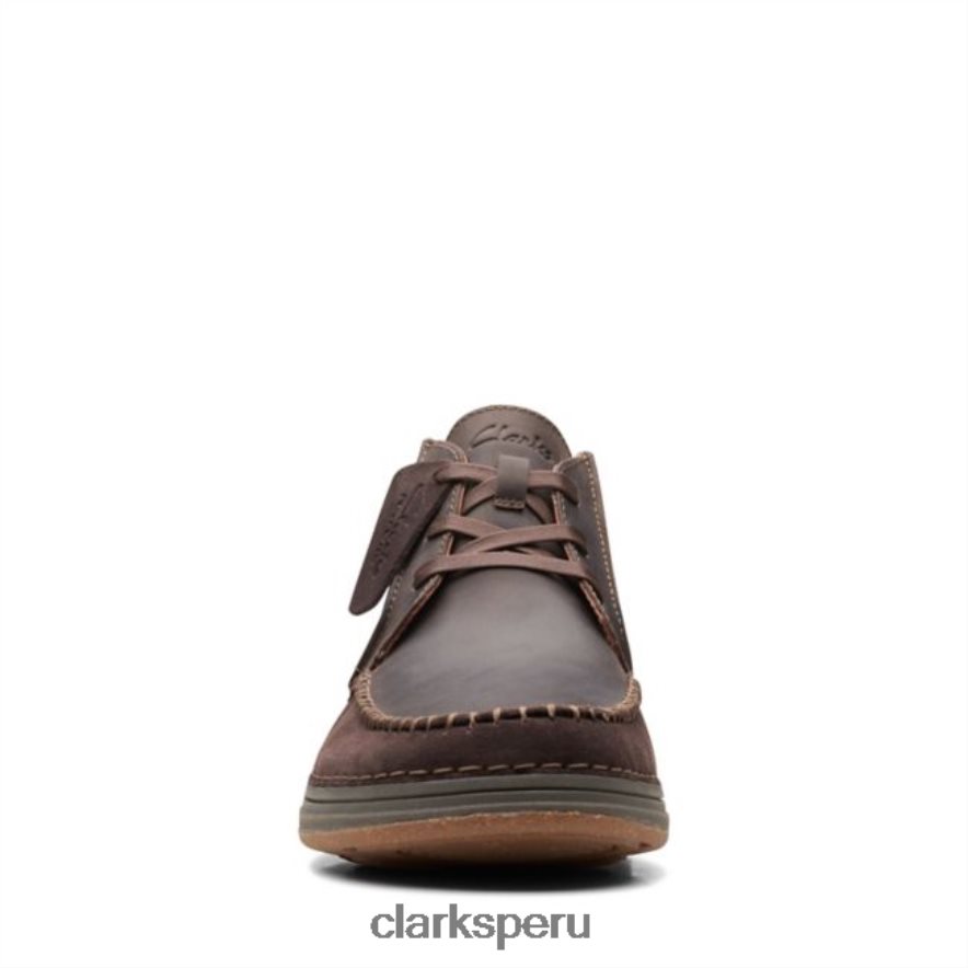 Nature 5 combi marrón oscuro medio Clarks combi marrón oscuro hombres Clarks 40N4LX6693 combinado marrón oscuro