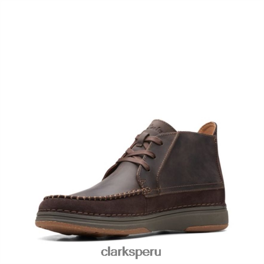 Nature 5 combi marrón oscuro medio Clarks combi marrón oscuro hombres Clarks 40N4LX6693 combinado marrón oscuro
