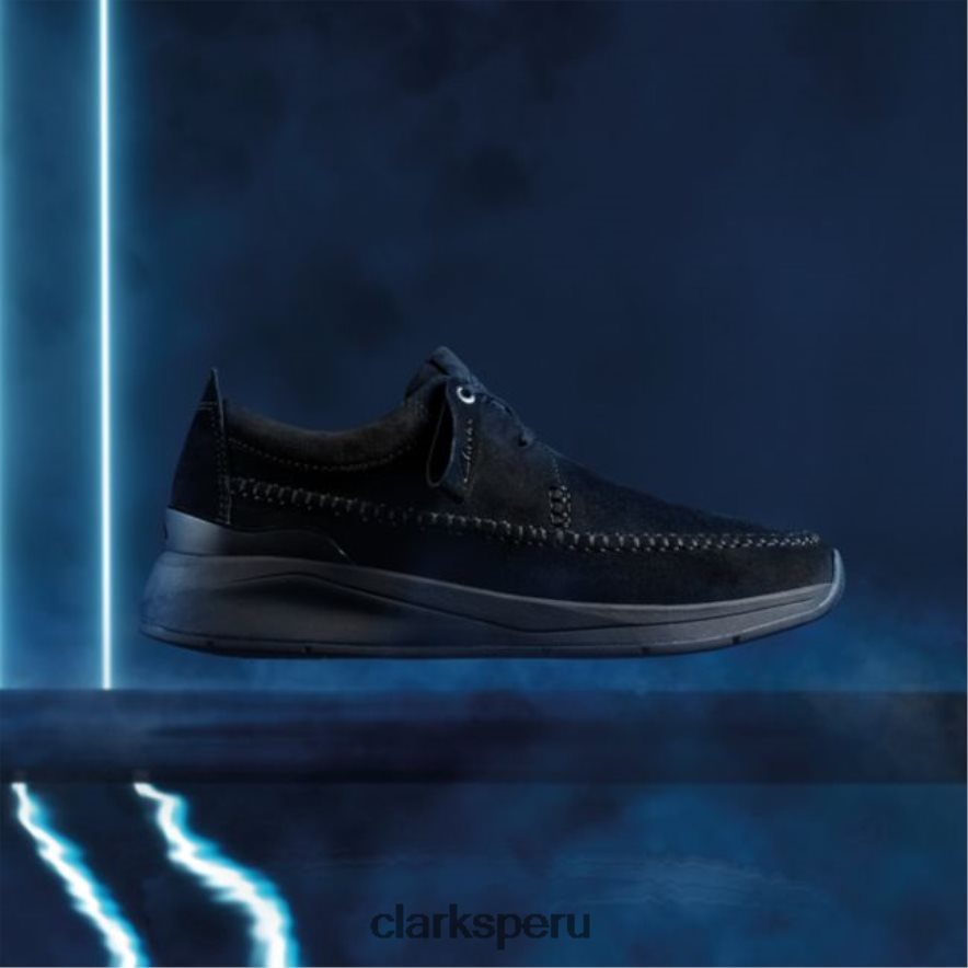 ante negro clarks Coast lite tejido ante negro hombres Clarks 40N4LX6691 ante negro