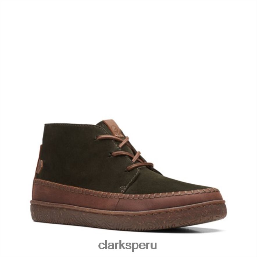 ante oliva clarks hodson mid ante oliva hombres Clarks 40N4LX6704 ante oliva