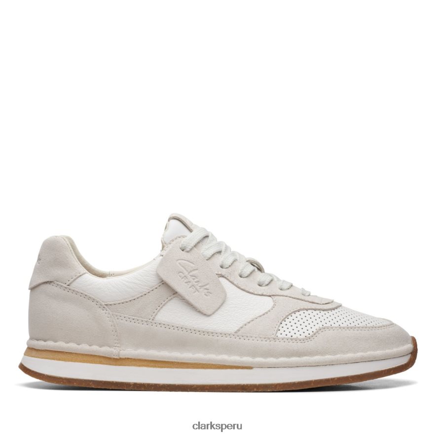 carrera artesanal para clarks blancos blancos hombres Clarks 40N4LX6662 blanco