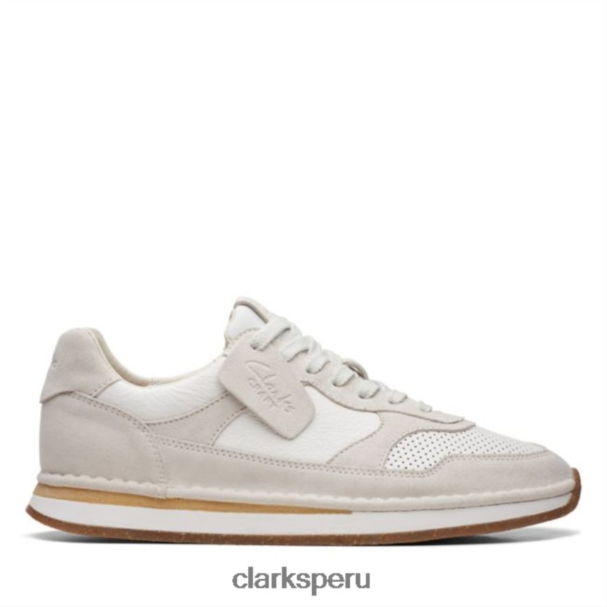 carrera artesanal para clarks blancos blancos hombres Clarks 40N4LX6662 blanco