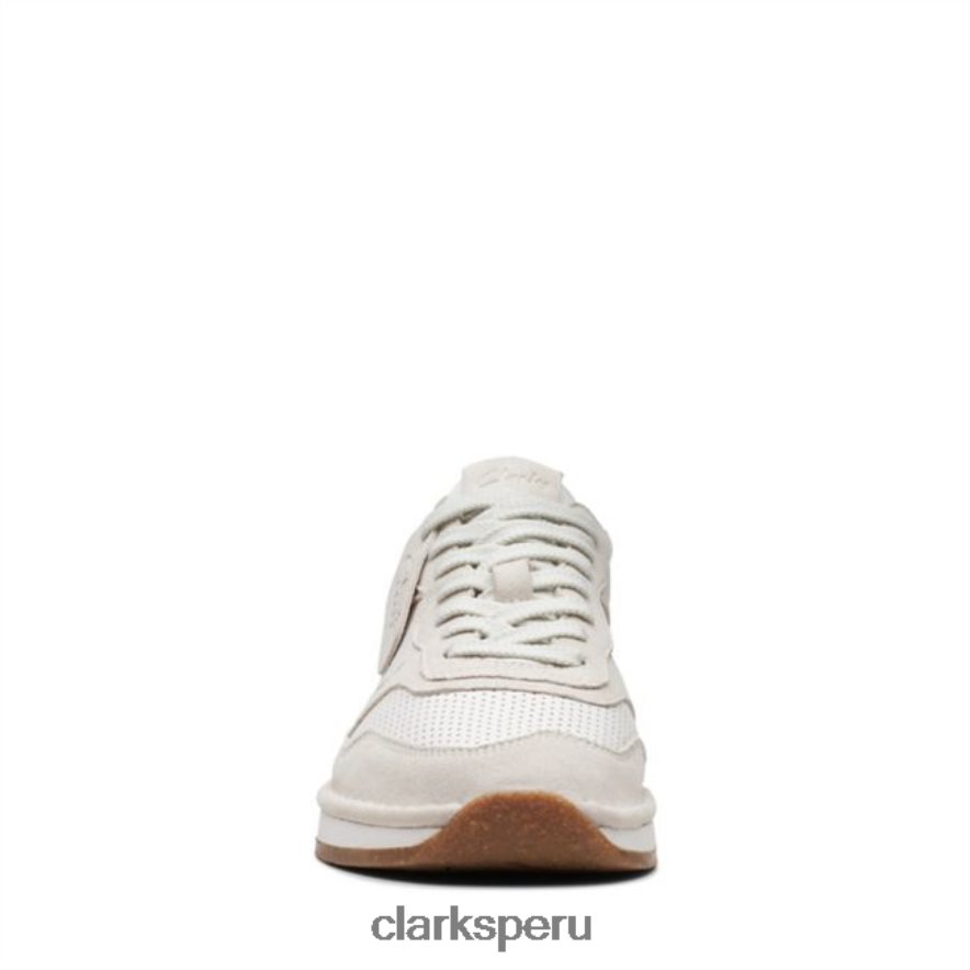 carrera artesanal para clarks blancos blancos hombres Clarks 40N4LX6662 blanco