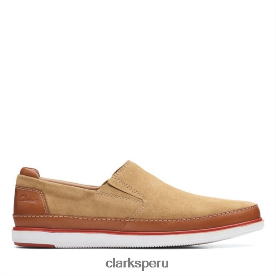 clarks ante arena bratton paso ante arena hombres Clarks 40N4LX5641 gamuza arena