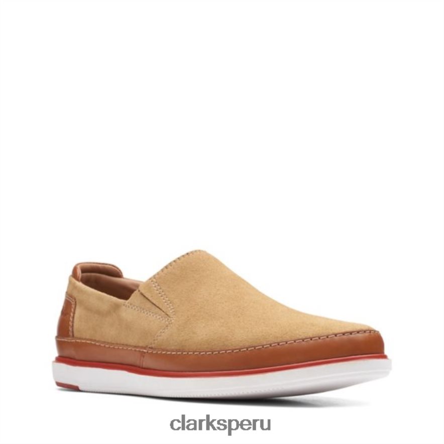 clarks ante arena bratton paso ante arena hombres Clarks 40N4LX5641 gamuza arena