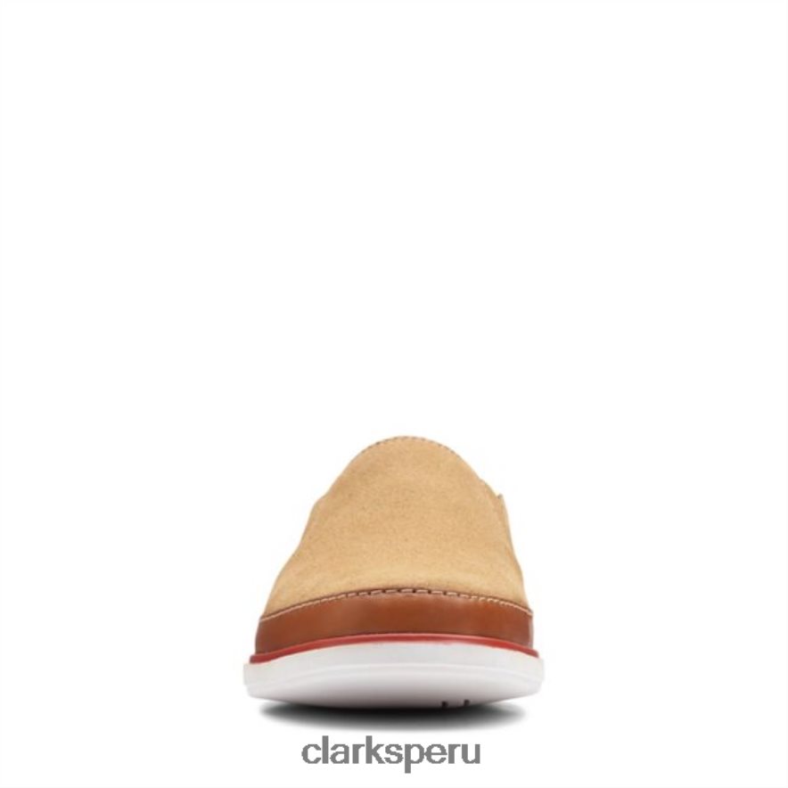 clarks ante arena bratton paso ante arena hombres Clarks 40N4LX5641 gamuza arena