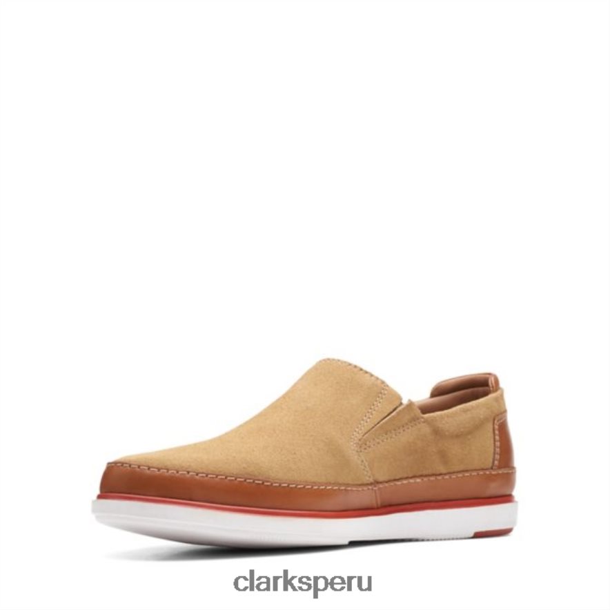 clarks ante arena bratton paso ante arena hombres Clarks 40N4LX5641 gamuza arena