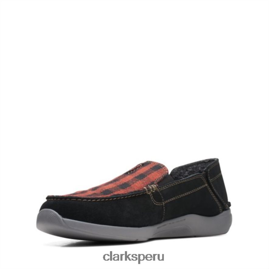 clarks ante negro gorwstep ante negro hombres Clarks 40N4LX6577 ante negro
