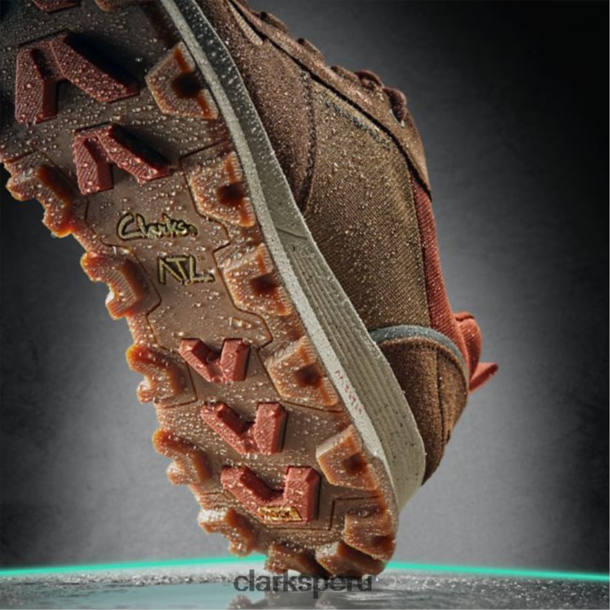 clarks atl trek walk impermeable cognac combi cognac combi hombres Clarks 40N4LX6570 combinación de coñac