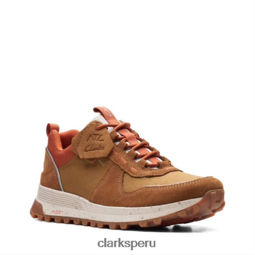 clarks atl trek walk impermeable cognac combi cognac combi hombres Clarks 40N4LX6570 combinación de coñac