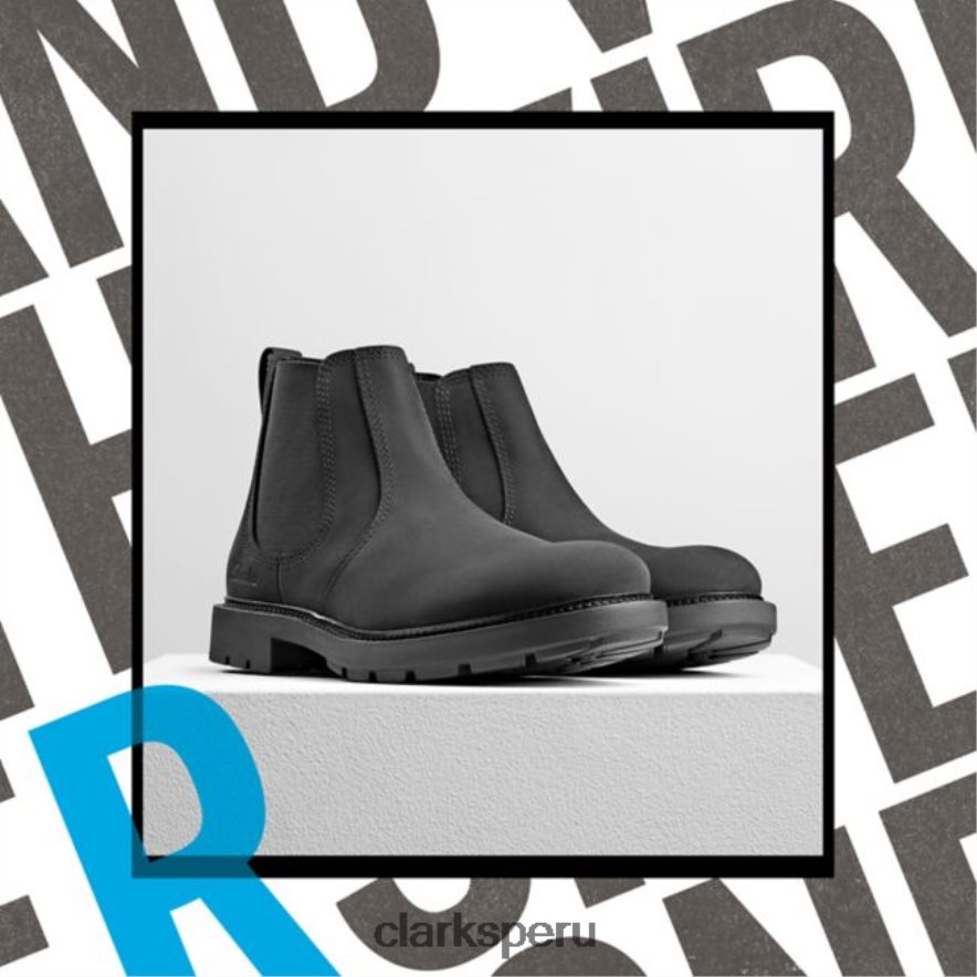 clarks craftdale2hall nobuck negro nobuck negro hombres Clarks 40N4LX6690 nubuck negro