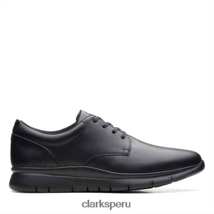 clarks cuero negro lt corbata cuero negro hombres Clarks 40N4LX5489 cuero negro
