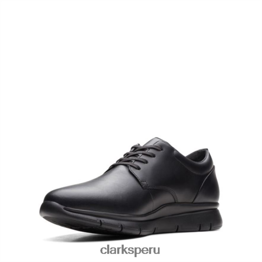 clarks cuero negro lt corbata cuero negro hombres Clarks 40N4LX5489 cuero negro