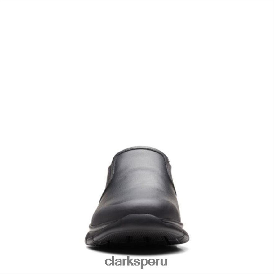 clarks de cuero negro lt slip de cuero negro hombres Clarks 40N4LX5596 cuero negro