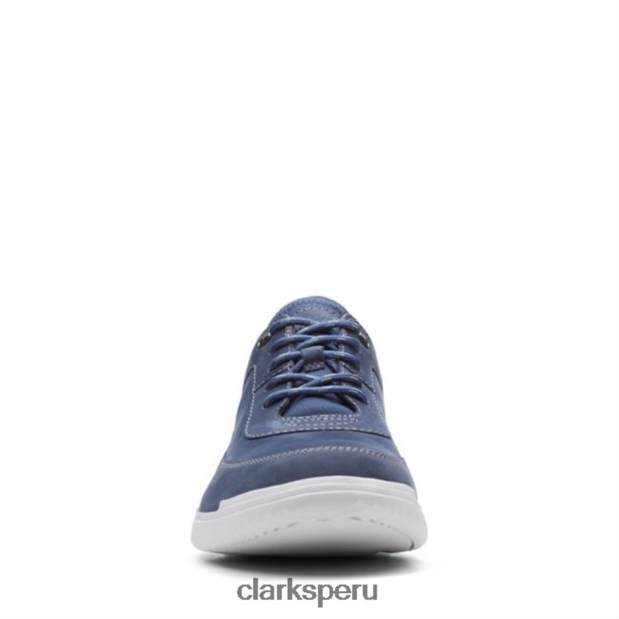 clarks donaway encaje nubuck azul marino nubuck azul marino hombres Clarks 40N4LX5522 nubuck azul marino