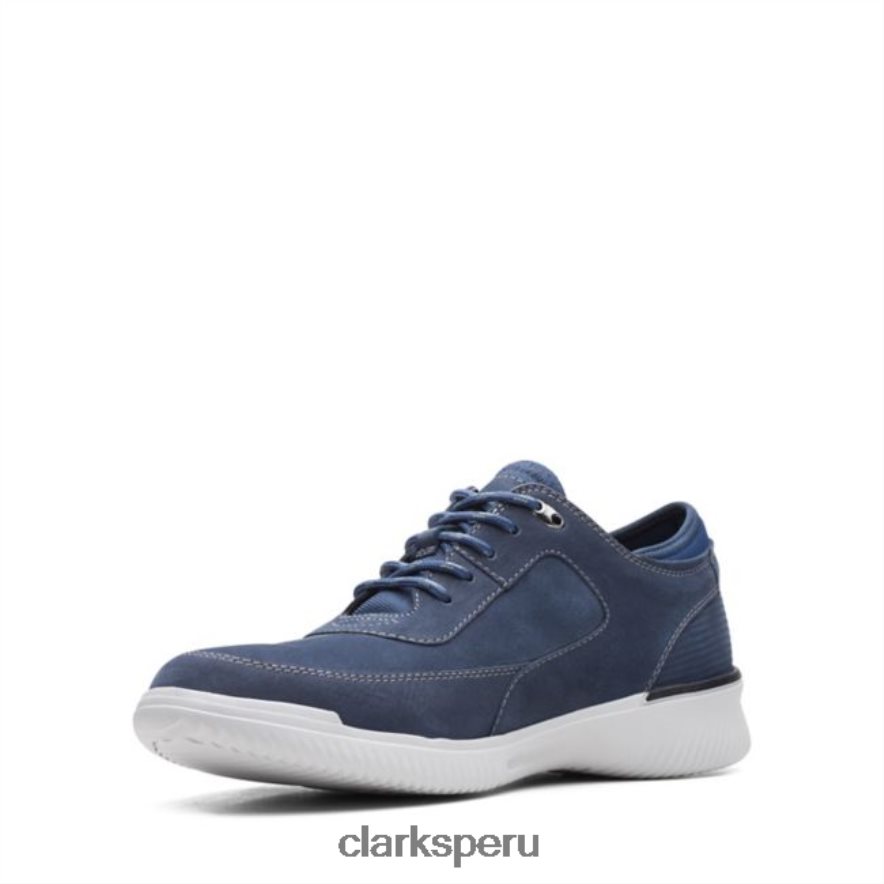 clarks donaway encaje nubuck azul marino nubuck azul marino hombres Clarks 40N4LX5522 nubuck azul marino