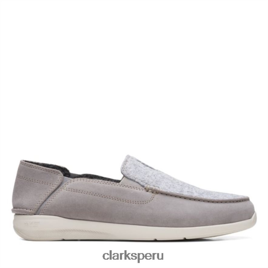 clarks gamuza gris gorwstep gamuza gris hombres Clarks 40N4LX6575 gamuza gris
